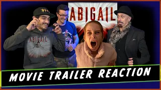 I JUMPED OUT OF MY CHAIR! - ABIGAIL MOVIE TRAILER REACTION! #abigailmovie