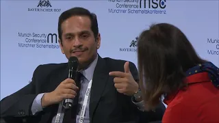 [QA] Minister of Foreign Affairs Mohammed Al-Thani addresses Munich Security Conference