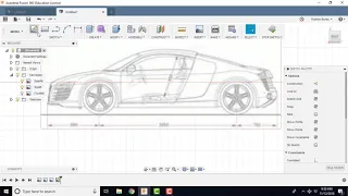 Fusion 360 Sculpting Car Body   Tutorial 1