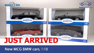 MCG 1:18 Just Arrived - BMW 5-Series E34 and Alpinca C2 2.7 Convertible