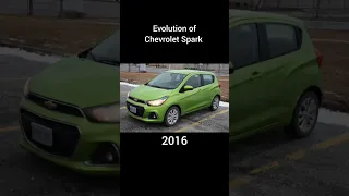 evolution of Chevrolet Spark (2008~2023) #viral #car