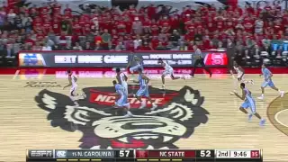 UNC Men's Basketball: Highlights vs. NC State