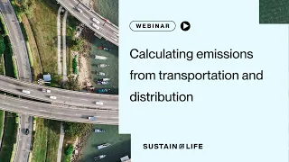 Calculating emissions from transportation and distribution