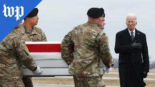 Biden honors three U.S. soldiers killed in Jordan