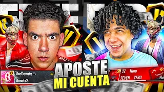 APOSTE MI CUENTA DE FREE FIRE CON THENINO EN UN PVP *LA PIERDO?* | TheDonato