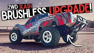 Traxxas Slash 2WD Gets an EPIC Brushless POWER UPGRADE!!