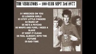 The Vibrators 100 Club 3rd Sept  1977