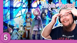 Magia Record: Mahou Shoujo Madoka★Magica — episode 5 — Fight Fire With Fire — blind reaction