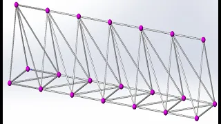 Геометрическое построение фермы в Solidworks