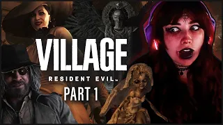 I'M TERRIFIED but THE TALL LADY IS HOT!? | Resident Evil Village Part 1