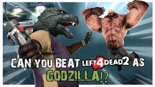 Can you BEAT HARD RAIN/NO MERCY as GODZILLA in L4D2?