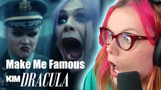 Vocal Coach 1st Time Reaction to Kim Dracula - Make Me Famous