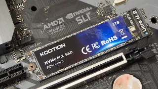 Быстрый SSD с Aliexpress? Обзор NVMe M.2 SSD Kootion X15 Plus 1Тб