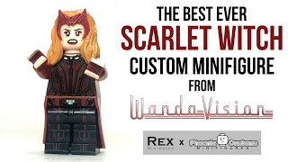 THE BEST SCARLET WITCH Custom Minifigure EVER! - (Phoenix Customs x RexMiniBrick REVIEW)