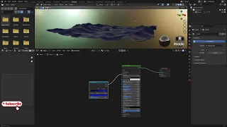 How to create an ocean and rain effect easily in blender 3.2 - step by step tutorial