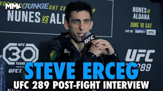 Steve Erceg Didn't Know Who David Dvorak Was Prior to Short-Notice Debut Win | UFC 289