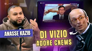 CNEWS - Anasse Kazib recadre Fabrice DI VIZIO sur l'influence de Bolloré | Le Media