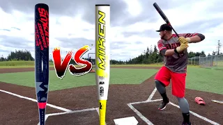 SUNCOAST vs. MIKEN | Ruckus 12" Comp Edge vs. Freak 23 Kyle Pearson | USSSA-240 Slowpitch Bat Review