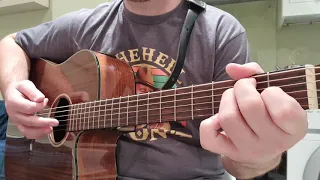 How to play THE GAMBLER by Kenny Roger's on Guitar