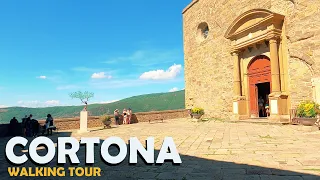 CORTONA ❤️ the charming town of "Under the Tuscan Sun", Italy walking tour in 4k (2022)