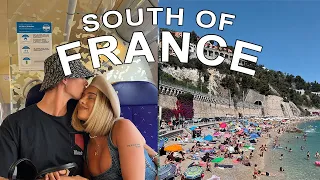 SOUTH OF FRANCE VLOG PT 1! Nice, Monaco, Cannes, Èze, Paloma Beach!!
