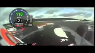 F1 2012   Hamilton Helmet Cam In SilverstoneHD