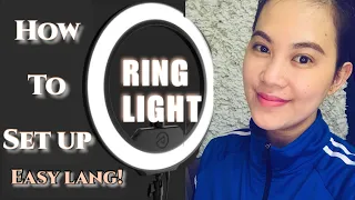 How to set up | Assemble Ring Light & Tripod | Step by Step | Tagalog | 2021