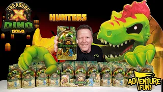 12 Treasure X Dino Gold Hunters Series 2! Ultra Rare Dinosaurs AdventureFun Toy review!