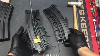 Converting CMMG 10rd mags to 25rds for AR15 22lr