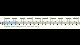 You`re My Heart, You`re My Soul(쉬운악보)(영상악보)-Modern Talking   #drumscore #drumsheetmusic