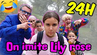 24H on IMITE LILY ROSE ! ELLE PETE un PLOMB