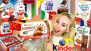 🍫 TESTUJĘ ZAGRANICZNE SŁODYCZE KINDER | CHINY/EMIRATY ARABSKIE | KINDER | Pattje