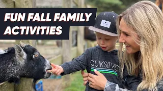 Fall Family Fun // Hayrides, Petting Zoo & Montessori inspired Crafts KIWI Co