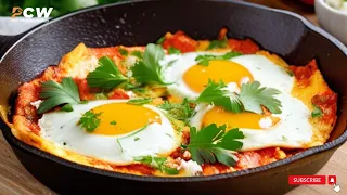 Shakshuka Omelet Recipe Tutorial"