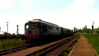 ST43 60-0004-6 With UNIFERTRANS Freight Train in Oradea (11 06 2013)