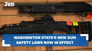 Washington state’s new gun safety laws now in effect