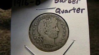 1916-D Barber Quarter. Another coin for my list.