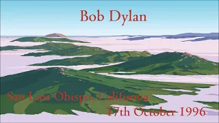 Bob Dylan 1996 US Fall Tour – San Luis Obispo USA 17th October 1996