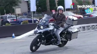 BMW shows self-driving bike at CES