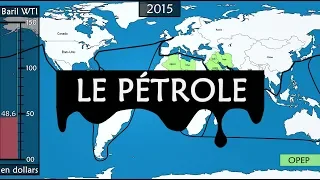 Histoire moderne du pétrole - Résumé sur cartes