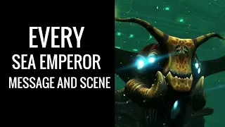 Subnautica: All Sea Emperor messages and scenes