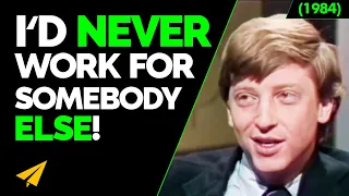 Young Bill Gates | I Know That I Won't Suffer from BURN OUT! | 1984 Interview | #EarlyStarts