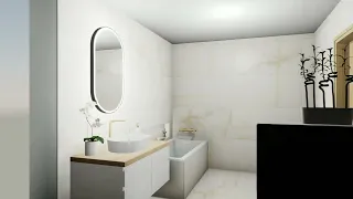Visoft 3D látványterv XI - Mozaik fürdőszobaszalon, Szolnok