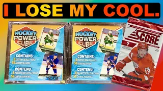 YOU CAN'T BE SERIOUS - Opening The New Walmart Mystery Hockey Power Cube x2