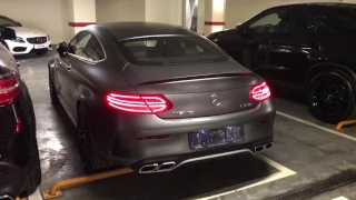 AMG C63S C205 Performance exhaust cold start