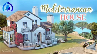 Средиземноморский Дом🌊🌳│Строительство│Mediterranean House│SpeedBuild [The Sims 4 My Wedding Stories]