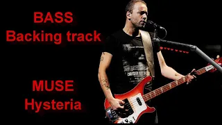MUSE - Hysteria - Bass backing track + Vocal
