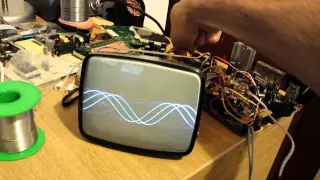 CRT TV to Oscilloscope