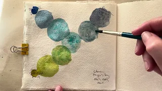 The Return of My Watercolour Problem Child: Trying to find ways to use Lukas Cobalt Turquoise