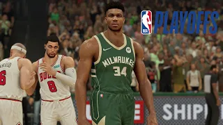 NBA Playoffs 1st Round Preview: BULLS vs BUCKS | NBA 75th Season | NBA 2K22 Realistic Gameplay